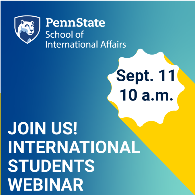 Admissions webinar for international applicants