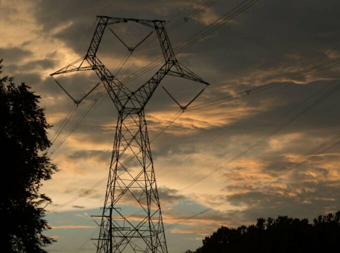 Transmission lines in Louisa County, Va.